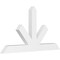 Ekena Millwork Saratoga Architectural Grade PVC Gable Bracket, 72"W x 39"H x 4"D x 6"F, 13/12 Pitch GBP072X39X0406SAR00 - alternate 1